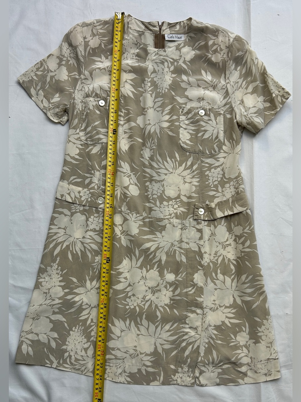 Silk Floral Dress